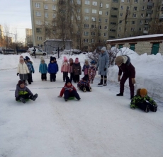 Спортивное развлечение "Зимние забавы"