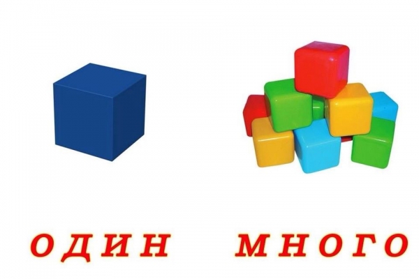 Много – мало, один - много